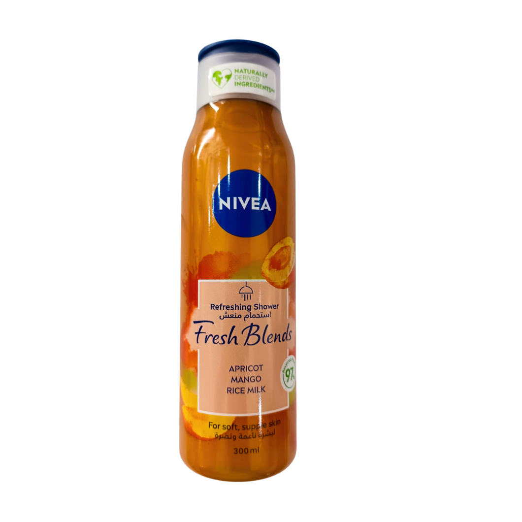 Nivea Fresh Blends Apricot Mango Rice Milk Showergel 300ml