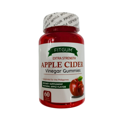 Fit Gum Apple Cider Vinegar Gummies 60pcs