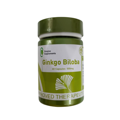 Simplee Supplements Gingko Biloba 60 Capsules