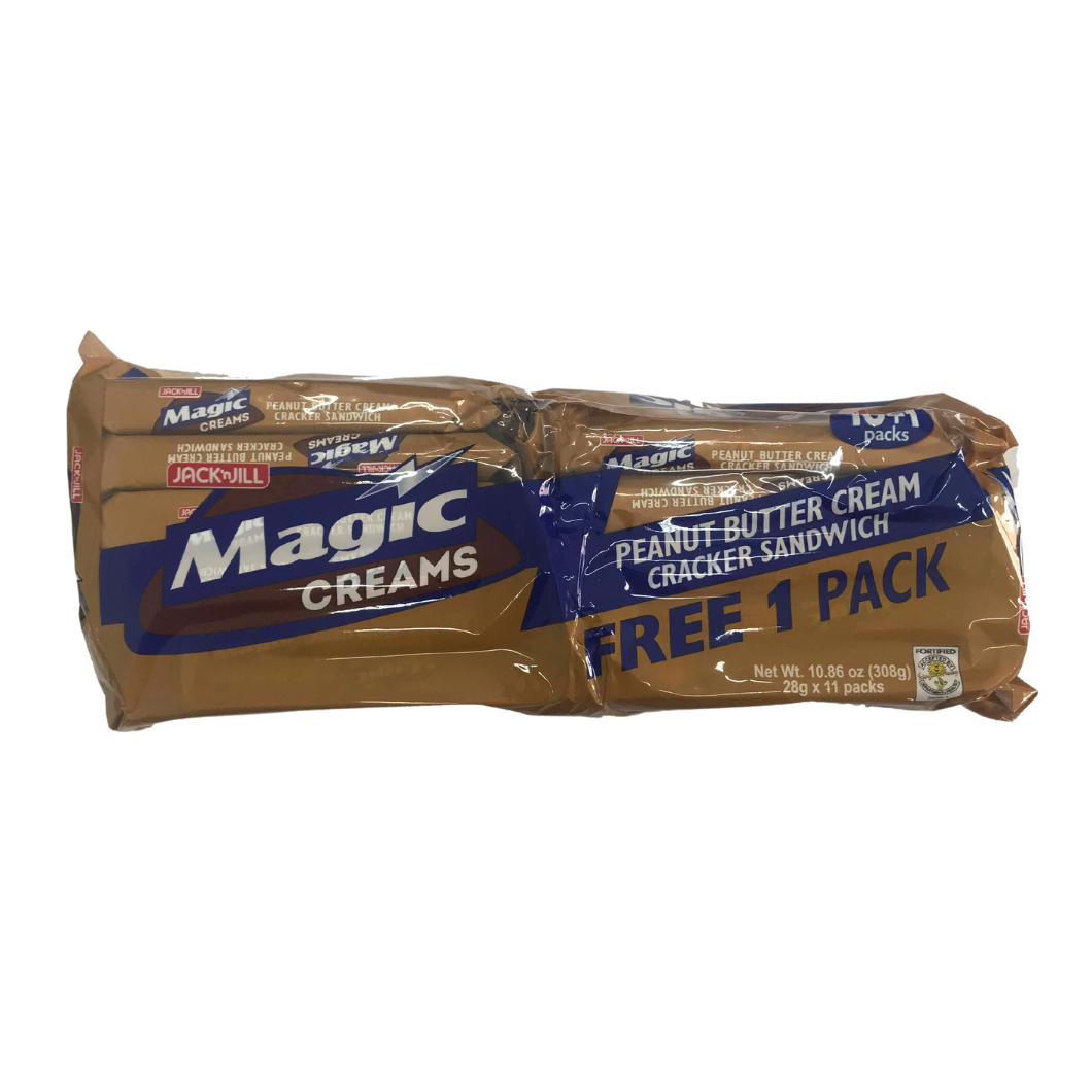 Magic Creams Peanut Butter Cream Cracker Sandwich 28gx10