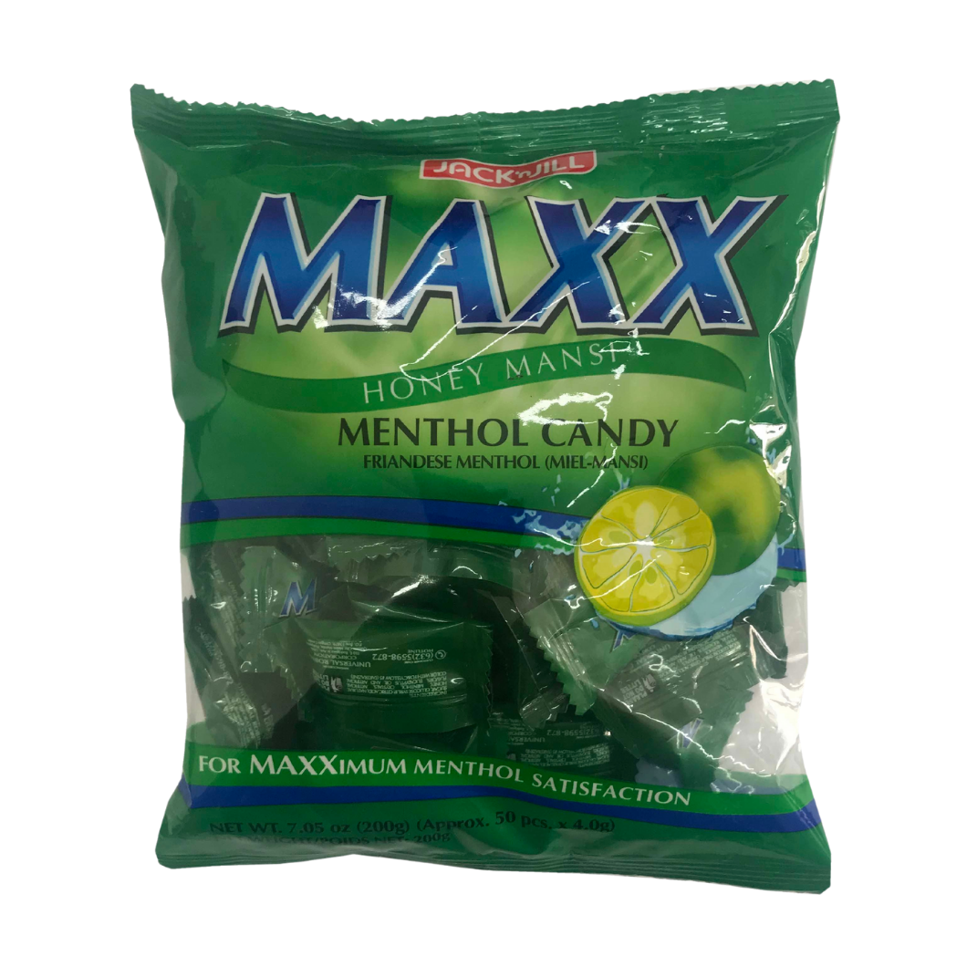 Maxx Honey Mansi Menthol Candy 200g (50 pcs)