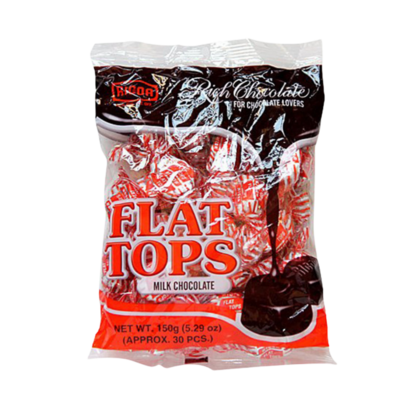 Ricoa Flat Tops Milk Chocolate 150g