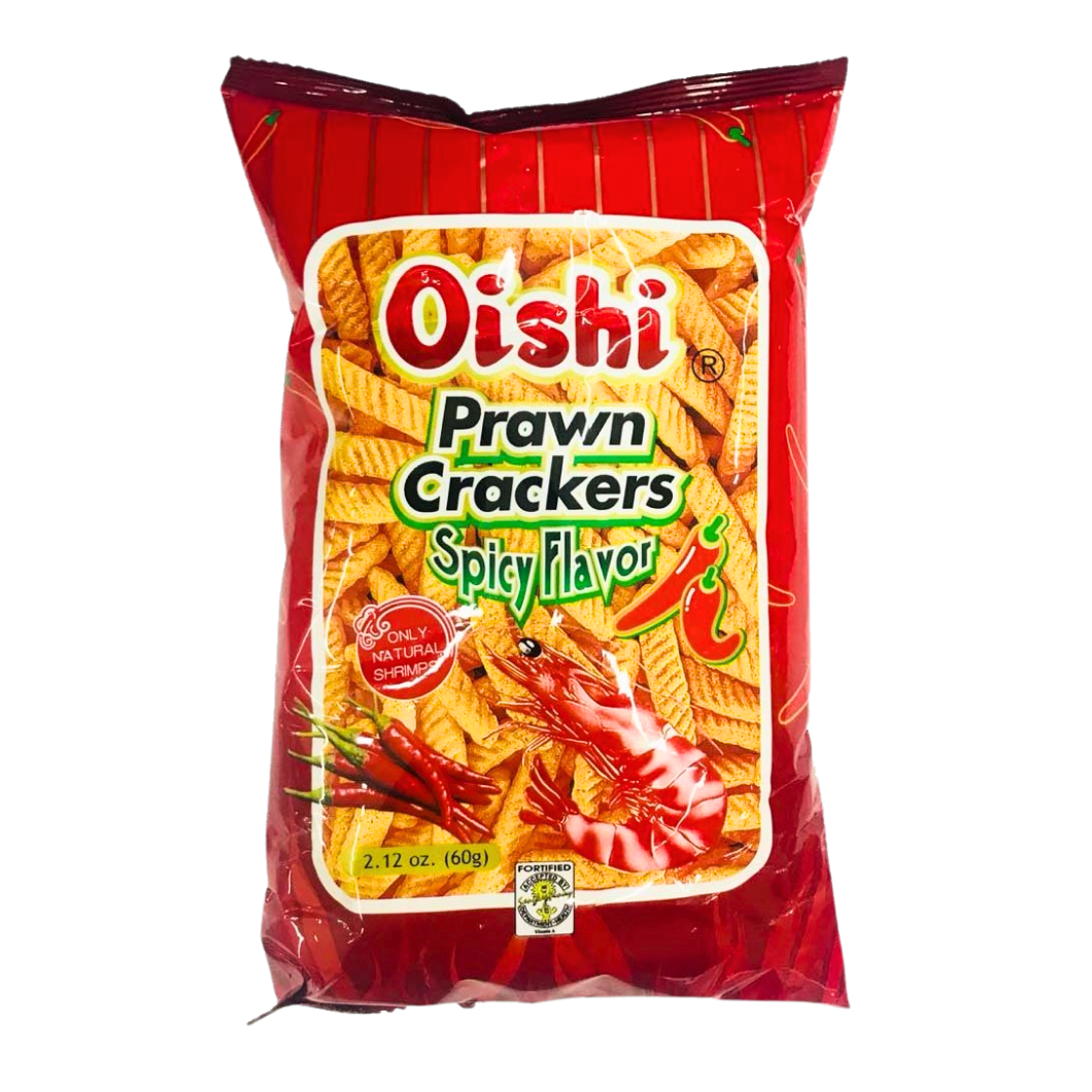 Oishi Prawn Crackers Spicy Flavor 60g