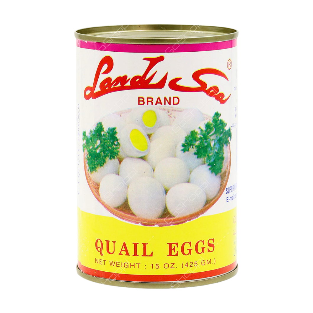 Land Sea Quail Eggs 425g