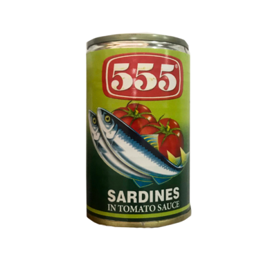 555 SARDINES IN T/SAUCE 155G