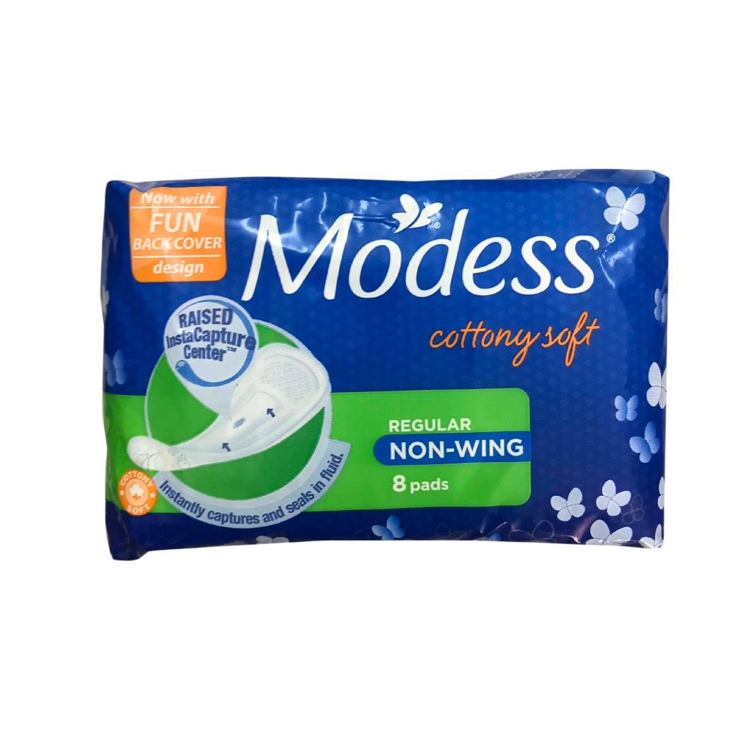 Modess Cottony Soft Regular Non-Wing 8 Pads