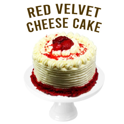 Red Velvet Cheesecake Cake (Bento) (Approx 4 Inch)