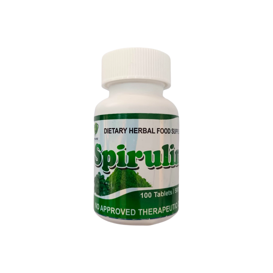Spirulina Dietary Herbal Food Supplement 100 Tablets