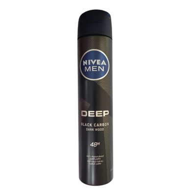 Nivea Deep Black Carbon Dark Wood Deodorant Spray 200ml