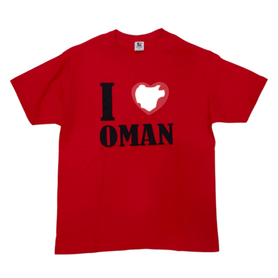 Tshirt - I Love Oman (Red)