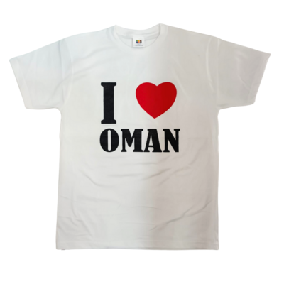 Tshirt - I Love Oman (White)