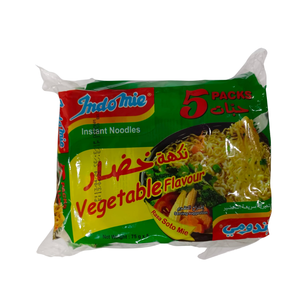 Indomie Vegetable Noodles Pack (5pc)