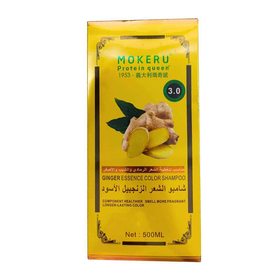 Mokeru Ginger Essence Color Shampoo 500ml (Dark Coffee 3.0)