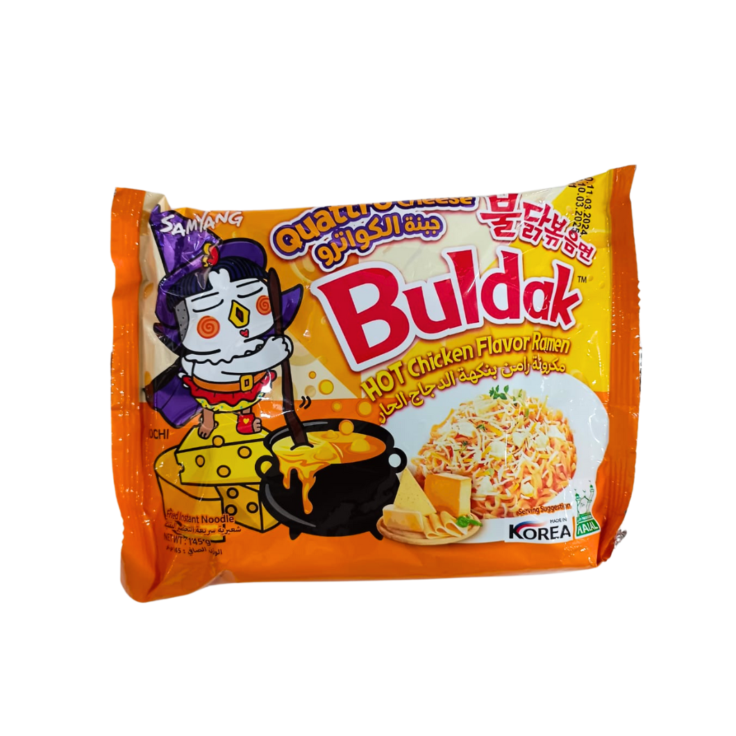 Samyang Buldak Quattro Hot Chicken Flavor Ramen (1pc)