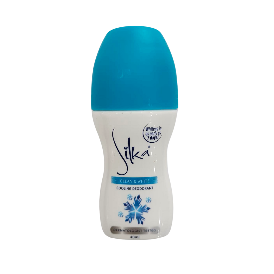 Silka Cooling Deodorant (Clean &amp; White) 40ml
