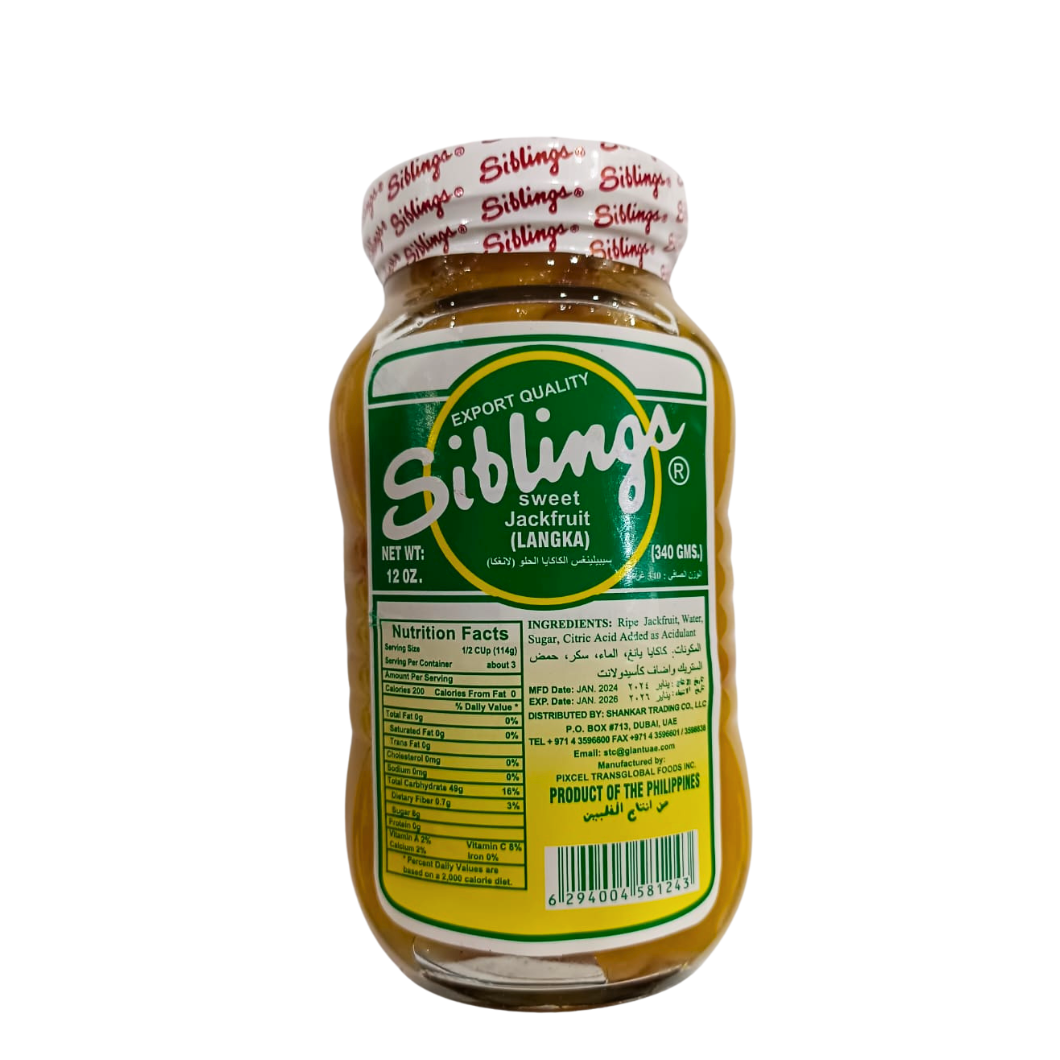 Siblings Sweet Jackfruit (Langka) 340g