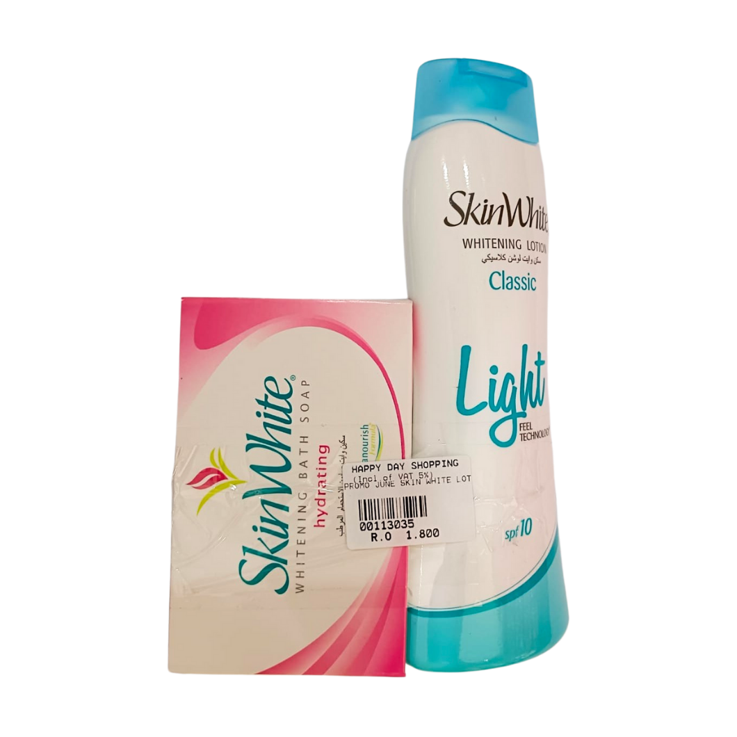 Promo - Skin White Lotion 200ml + Silka Papaya Soap