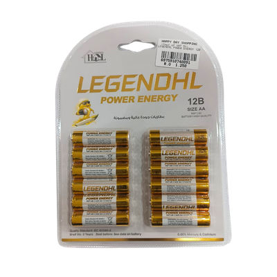 Legendhl Battery Size AA (Gold) (LD)