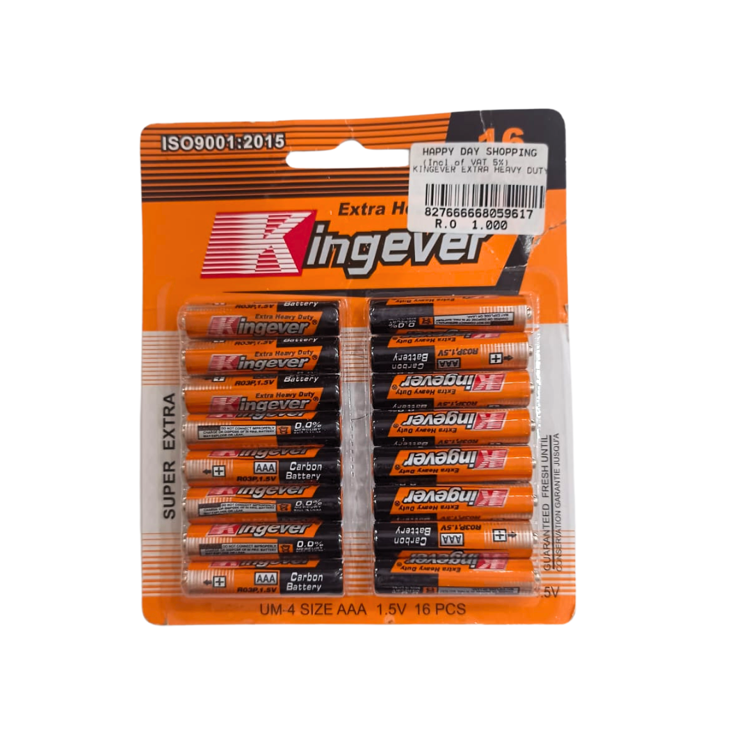 Kingever Battery Size AAA (LD)