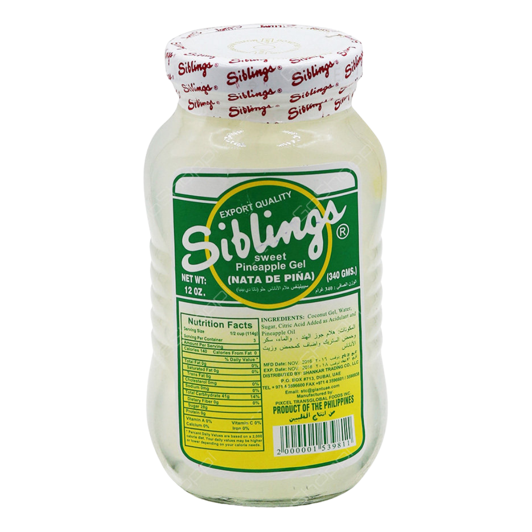Siblings Sweet Pineapple Gel Nata De Pina