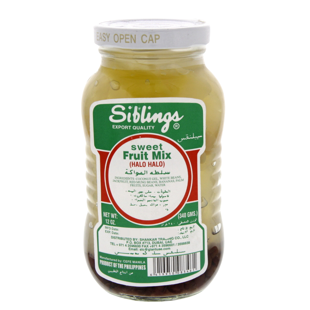 Siblings Sweet Fruit Mix (Halo Halo) 340g