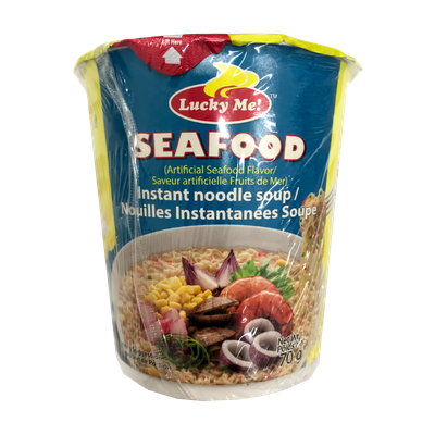 Lucky Me Cup Seafood Instant Noodle Soup 70g