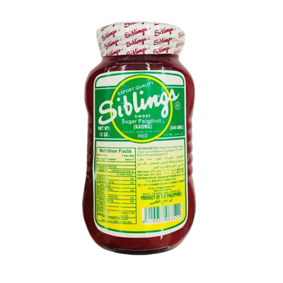 Siblings Sweet Sugar Palm Fruit (Kaong) Red 340g