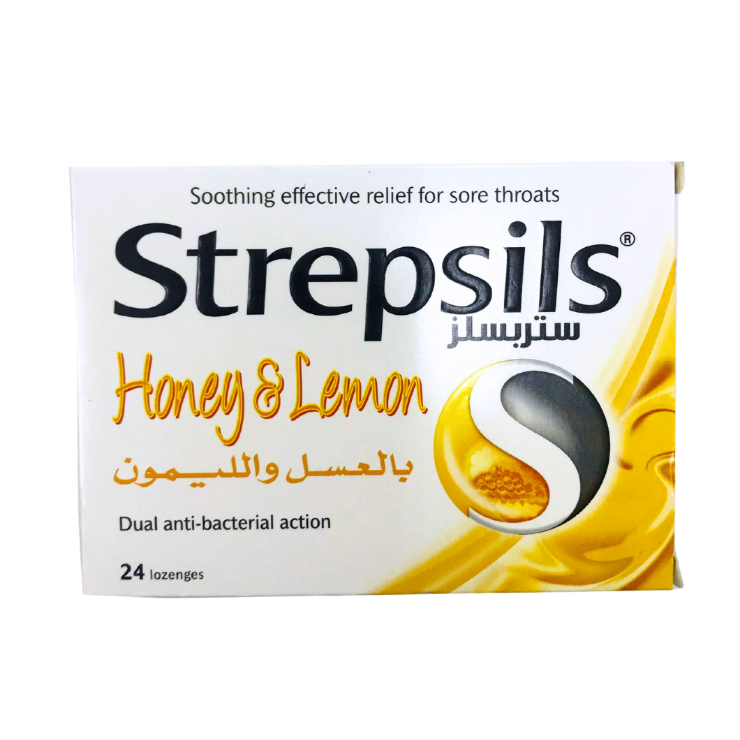 Strepsils Honey &amp; Lemon Dual Anti-bacterial Action 24pc