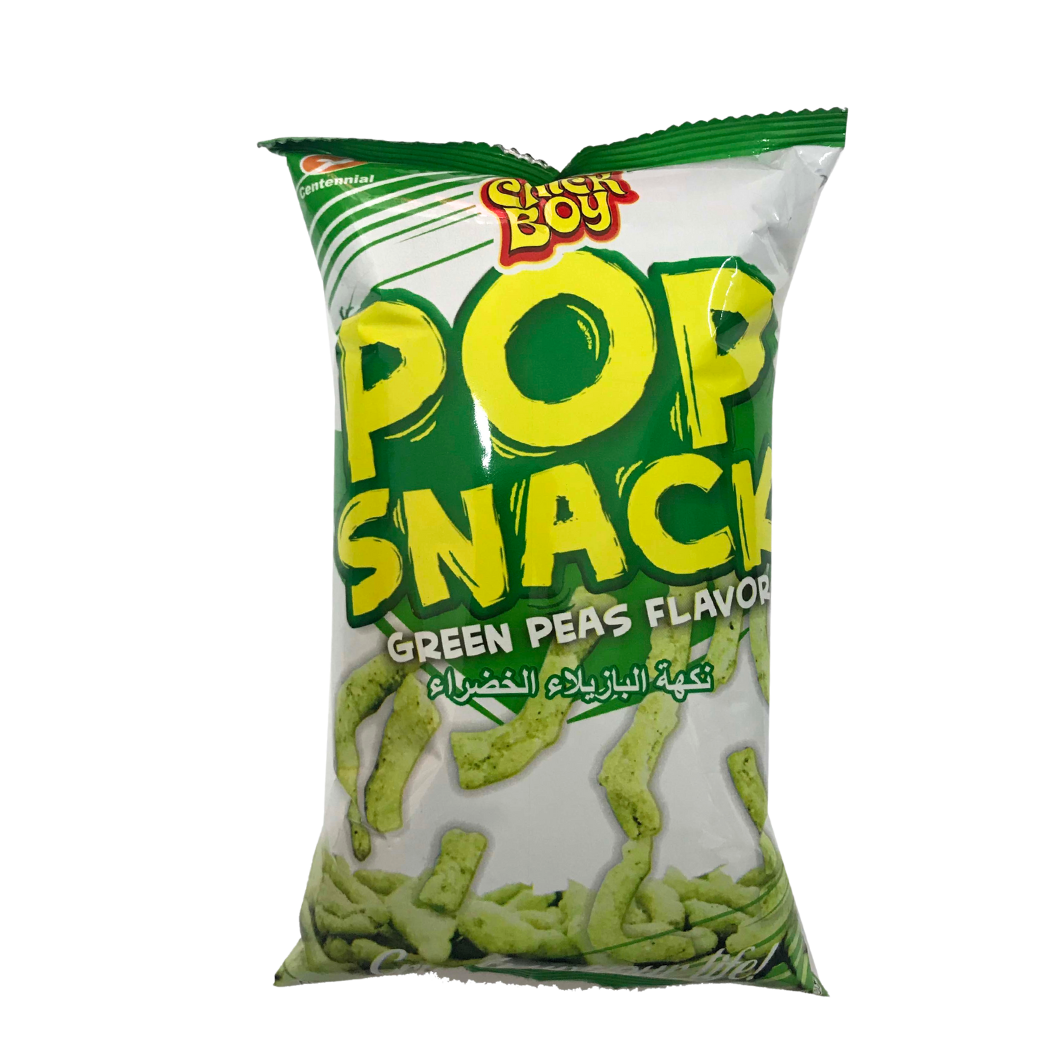 Chick Boy Pop Snack Green Peas Flavor 100g