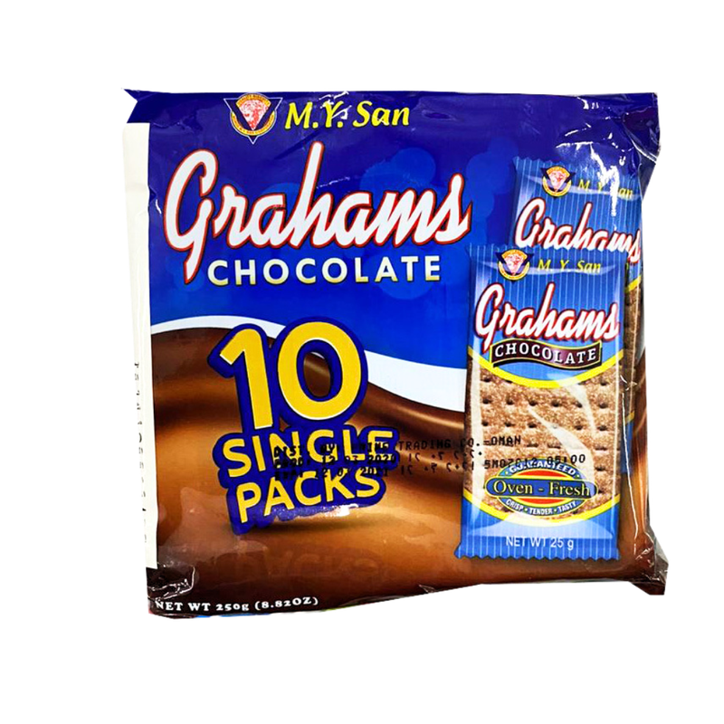 MY San Grahams Chocolate 10pack