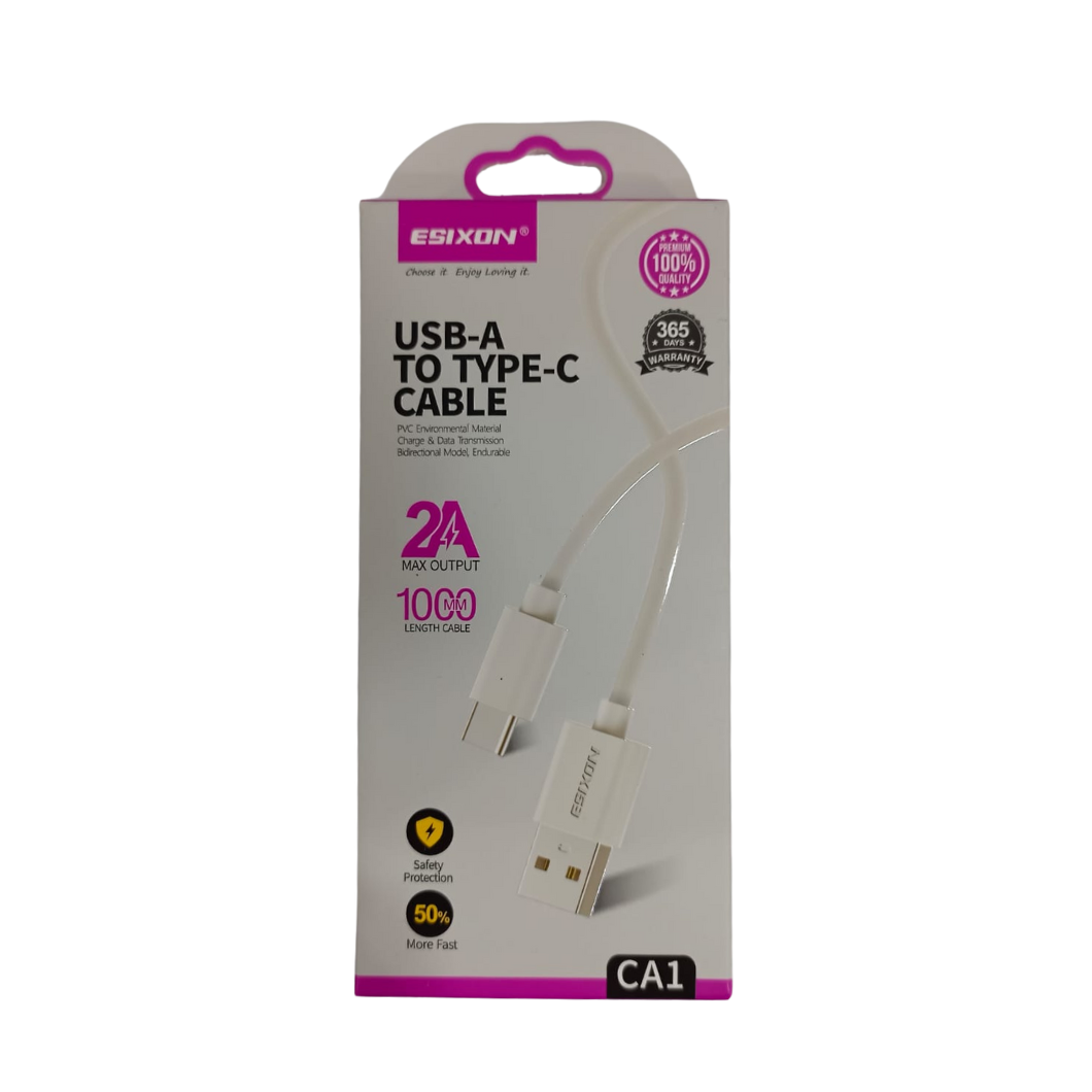 Exsixon USB A to Type C Cable