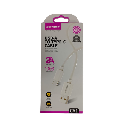 Exsixon USB A to Type C Cable