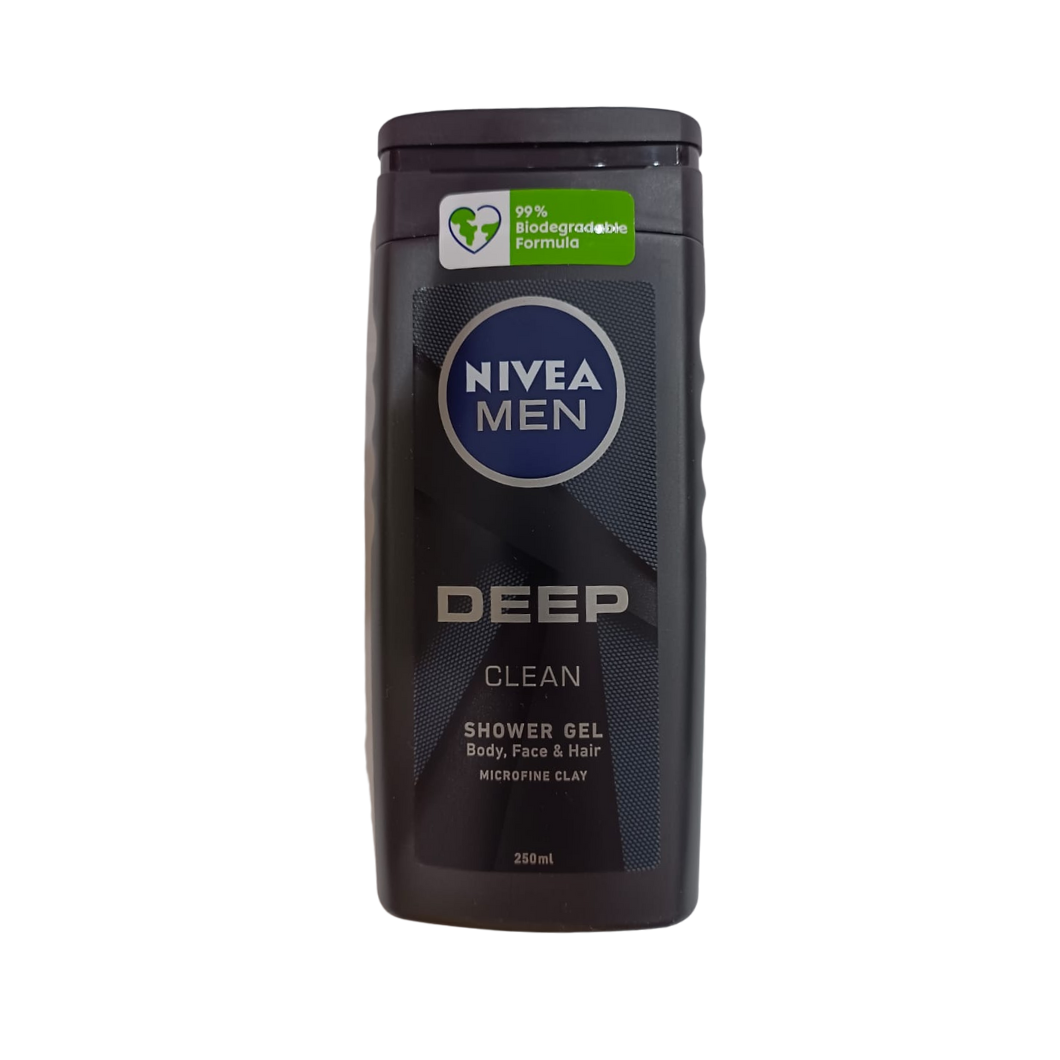 Nivea Men Deep Clean Shower Gel 250ml