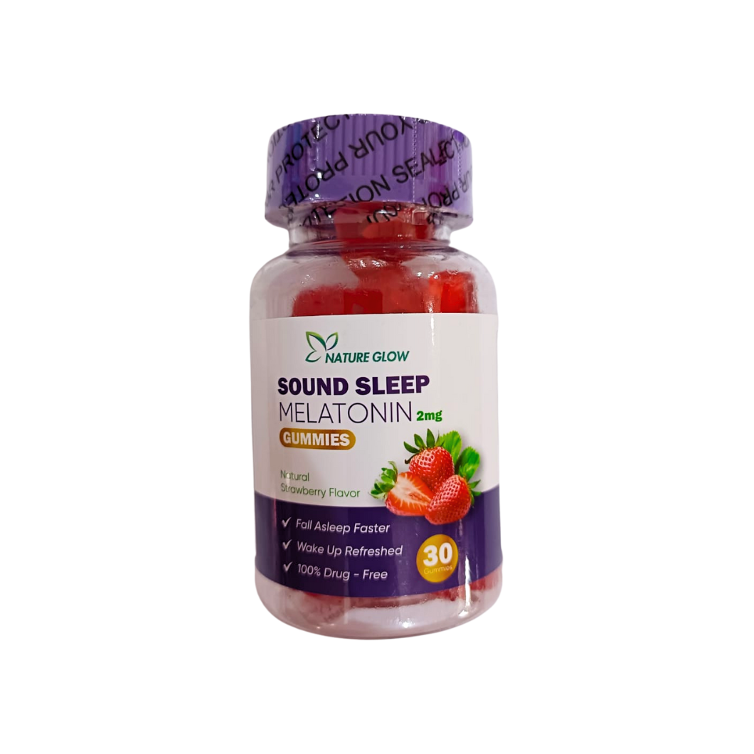 Nature Glow Sound Sleep Melatonin Gummies 2mg (30pc)