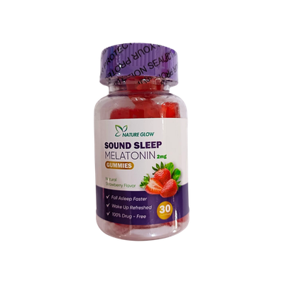 Nature Glow Sound Sleep Melatonin Gummies 2mg (30pc)