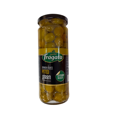 Fragata Spanish Pitted Green Olives 440g