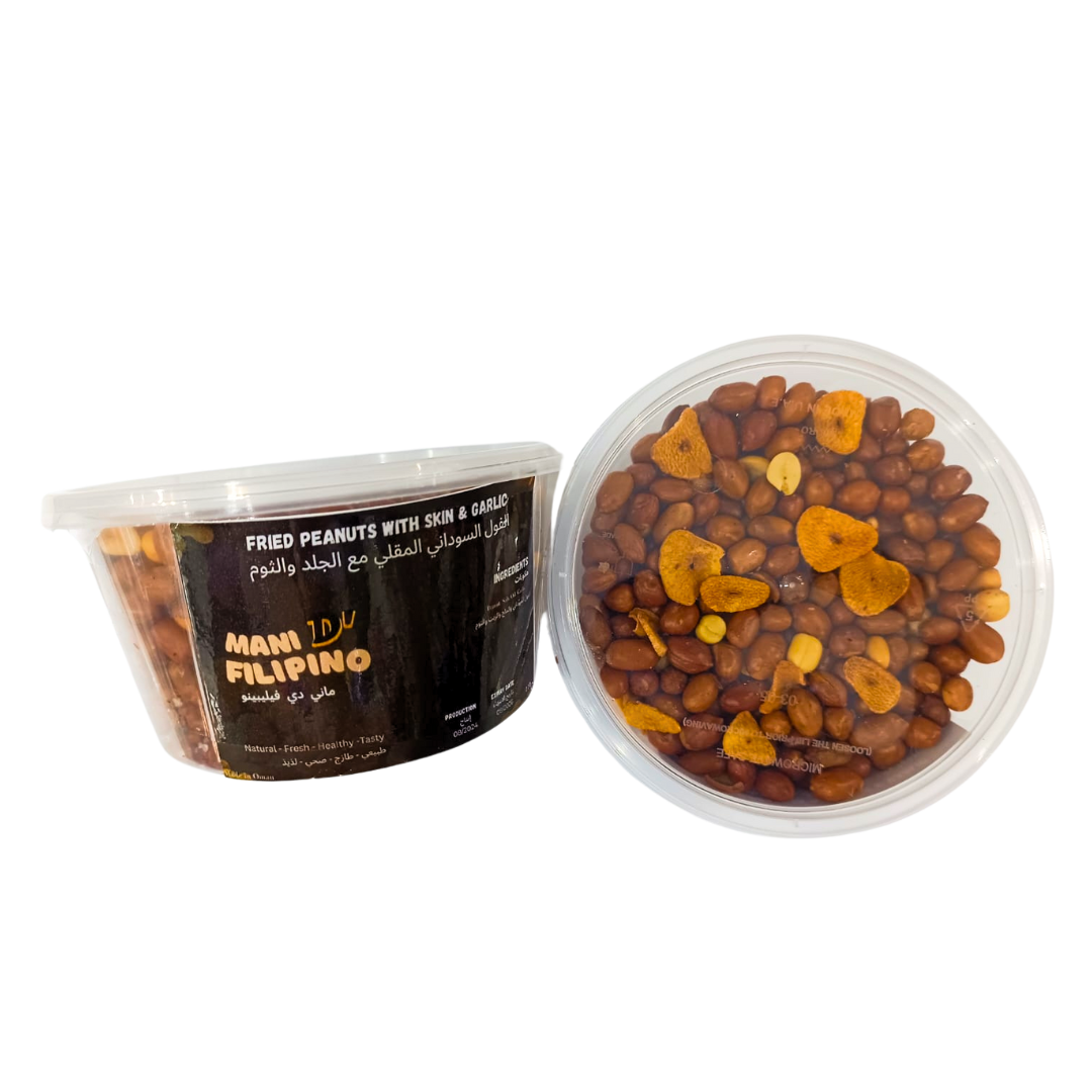 Mani Filipino Fried Peanuts with Skin &amp; Garlic 220g