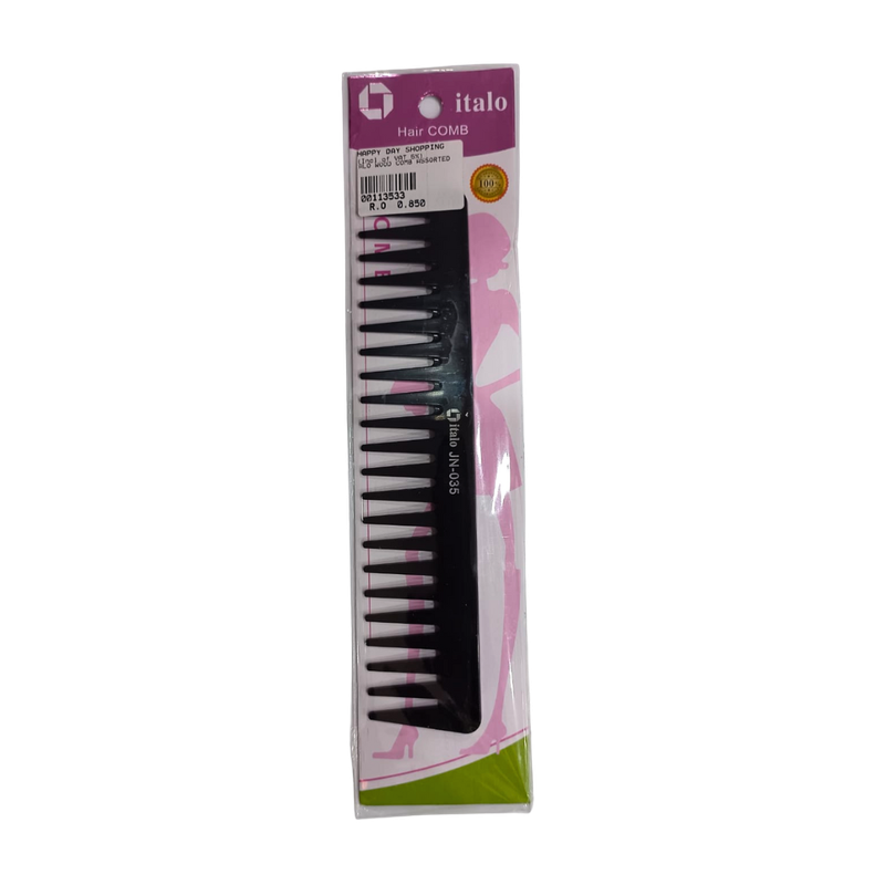 Italo Hair Comb - Black