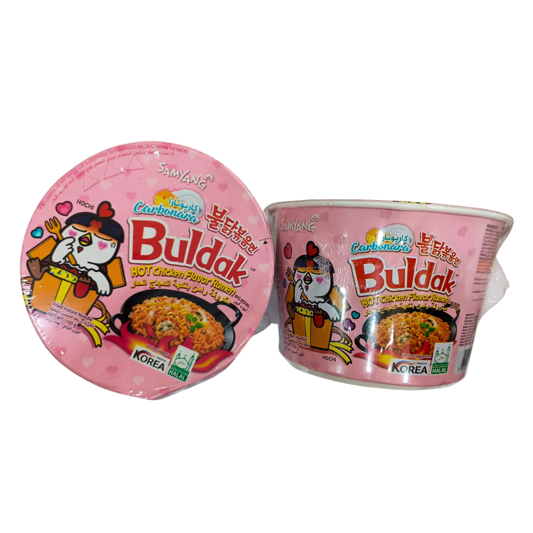 Samyang Buldak Hot Chicken Flavor Ramen CUP NOODLES (PINK) 105g