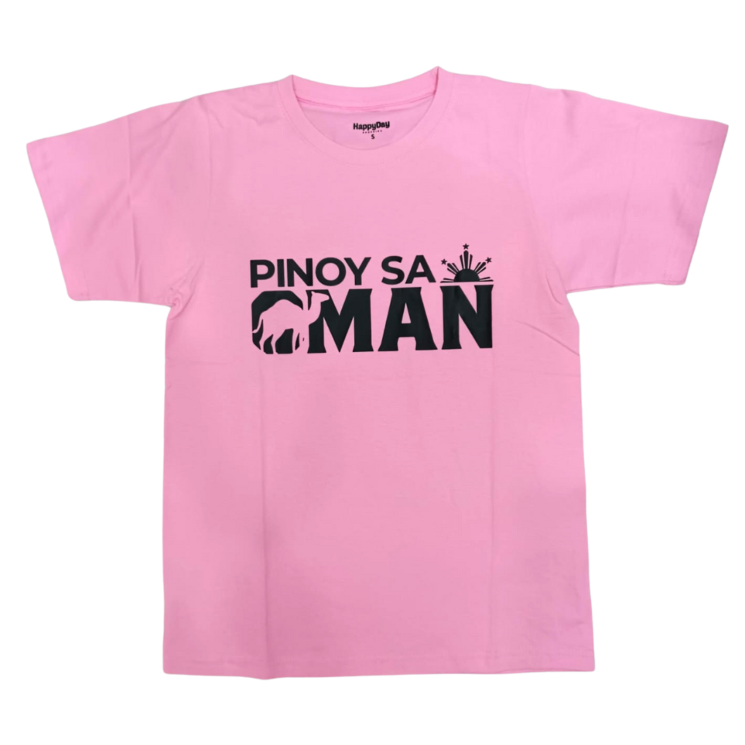Pinoy Sa Oman Tshirt - Pink