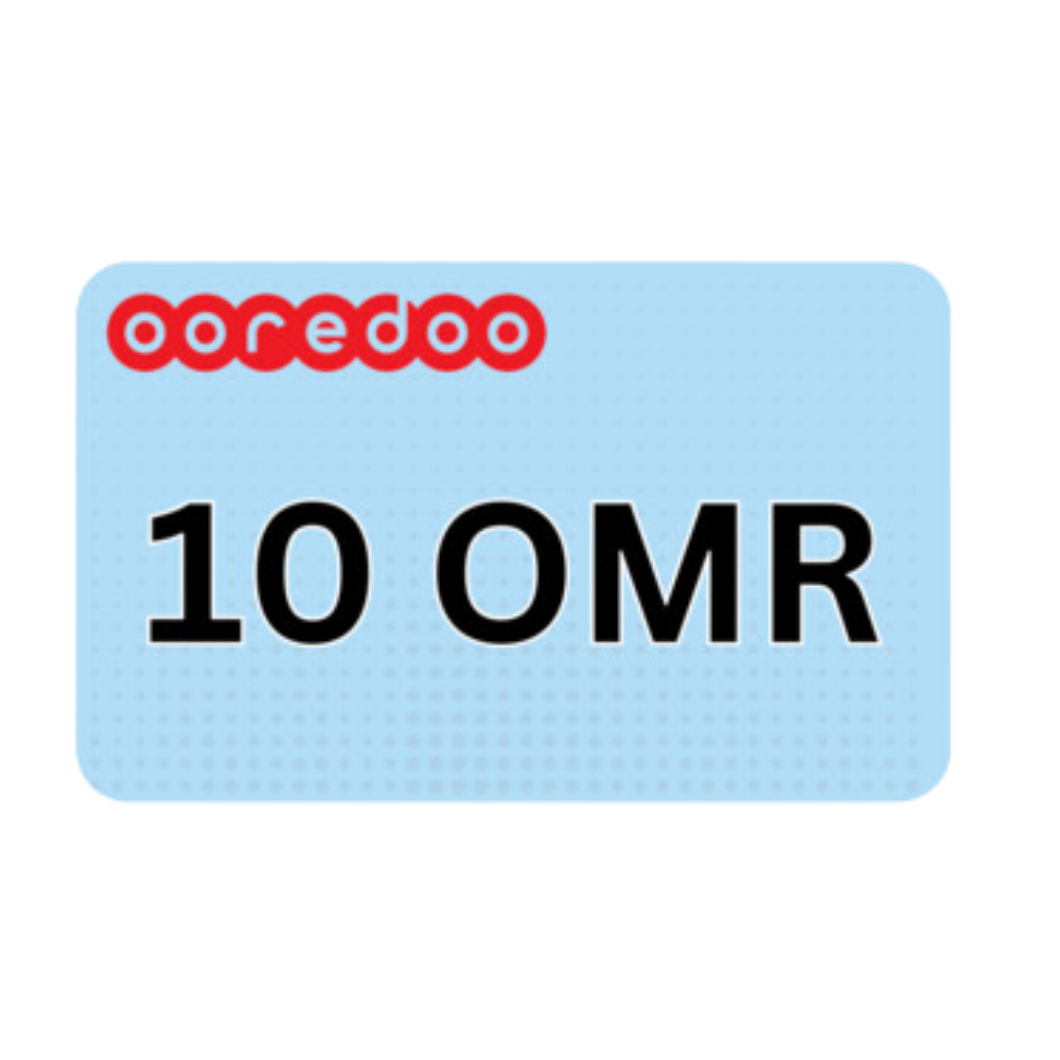 Ooredoo Recharge Card 10 Rials