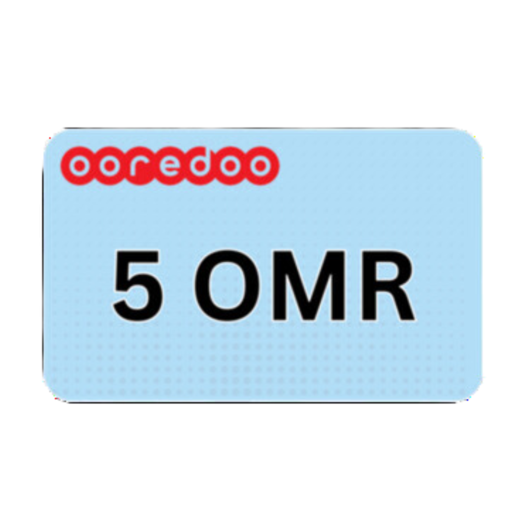 Ooredoo Recharge 5 rials