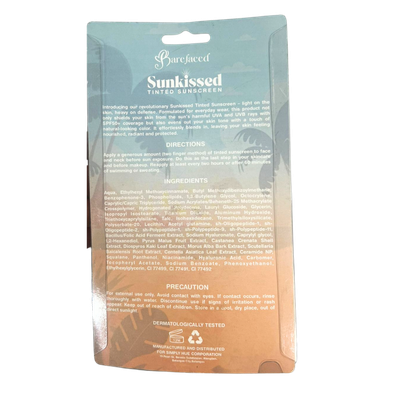 Barefaced Sunkissed Tinted Sunscreen spf50 50g
