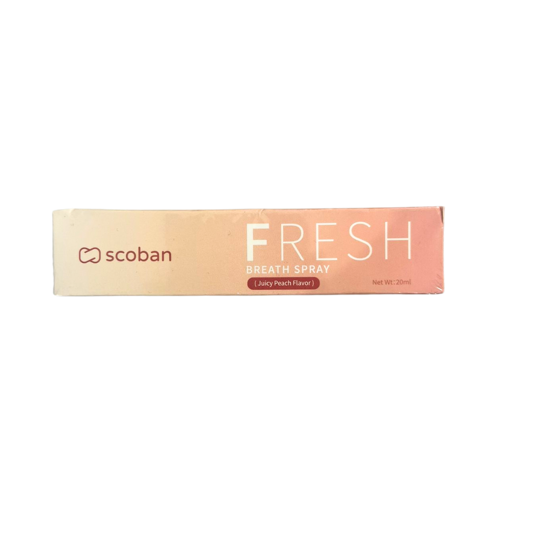 Scoban Fresh Breath Spray (Juicy Peach Flavor) 20ml