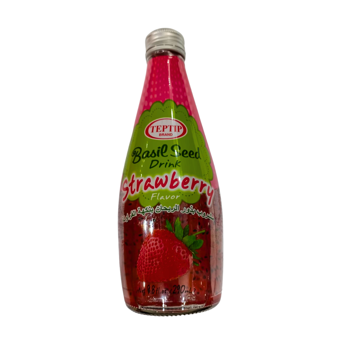 Teptip Basil Seed Strawberry Drink 290ml