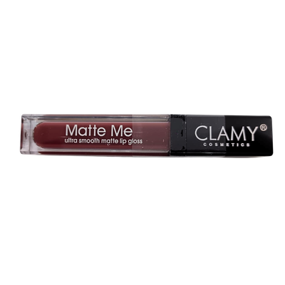 Clamy Cosmetics Matte Me Lip Gloss - Maroon #32