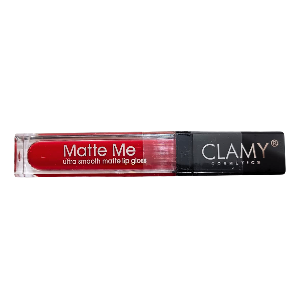 Clamy Cosmetics Matte Me Lip Gloss - Ultra Red #38