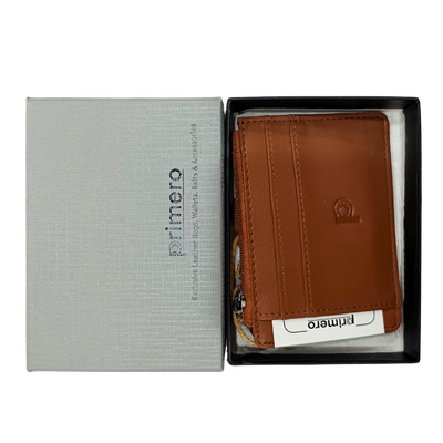 Primero Wallet with Card Holder Brown