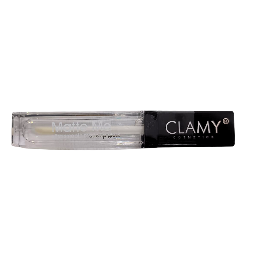 Clamy Cosmetics Matte Me Lip Gloss - Transparent #T1
