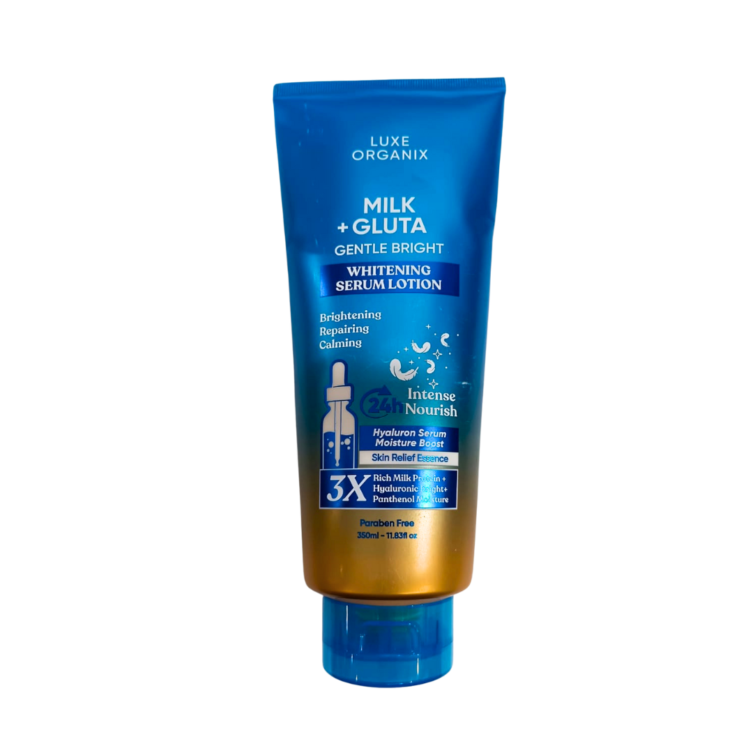 Luxe Organix Milk + Gluta Whitening Serum Lotion 350ml